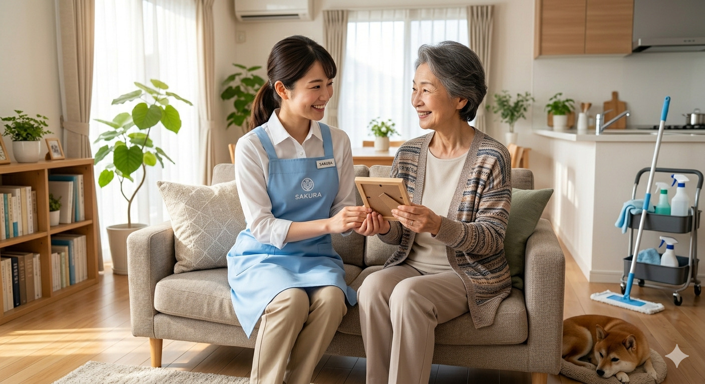 わびさびが分かる、お客様に寄り添う家事代行のイメージ画像